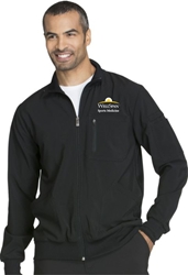 2022- Cherokee Mens Infinity Antimicrobial Athletic Fit Scrub Jacket 